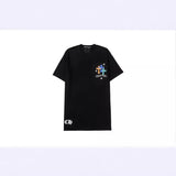 CHH Chrome Heart T Shirts Croix Cross Color Leather Printed Short Sleeve T-Shirt