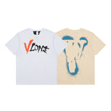 Vlone T Shirt Spring Summer Crew Neck Pullover