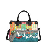 Chh Chrome Heart Leather Bag Embroidered Cartoon Shoulder Bag Crossbody Bag