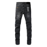 KSUBI Jeans Slim Fit Casual Stretch Ripped Jeans
