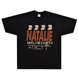 Rock Star T Shirt Walk off the Earth Natalie T-shirt Rock Band American Style Loose Short Sleeve