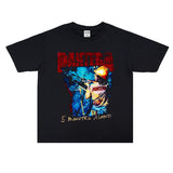 Rock Star T Shirt T-shirt Printed Short Sleeve Loose Cotton Men and Women Heavy Weight