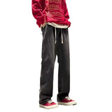 Unisex Jeans Retro Straight Old Jeans Loose Casual Trousers