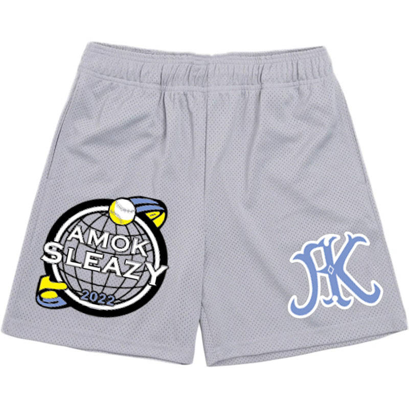 Eric Emanuel EE Shorts AMOKS/LEAZY Casual Sports Shorts Men's Mesh Quick Drying