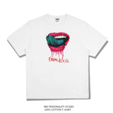 Rock Star T Shirt Printed T-shirt Short Sleeve round Neck Men and Women