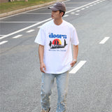 Rock Star T Shirt the Doors Waiting for the Sun T-shirt Rock Loose American Short Sleeve