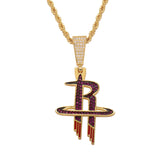 NBA Team Pendants Basketball Rockets Team Pendant Men