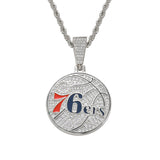 NBA Team Pendants 76ers Hip Hop