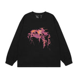 Vlone Sweatshirts Autumn/Winter Cartoon Alphabet Crew Neck Pullover