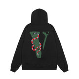 Vlone Hoodie Autumn and Winter Viper Big V Letter