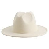 Walter White Fedora Jazz Top Hat Vintage Woolen Hat Embroidered Logo Felt Hat