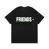 Vlone T Shirt Spring Summer Pattern Crew Neck