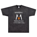 Rock Star T Shirt Maroon 5 Wake up Call T-shirt Rock Band Loose Print Short Sleeve