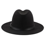 Walter White Fedora Autumn and Winter Men's and Women's Top Hat Wool-like Felt Hat British Gentleman Felt Hat