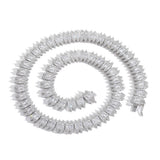 Zircon necklace zircon tennis chain