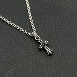 Chrome Heart Necklace Diamond Pendant