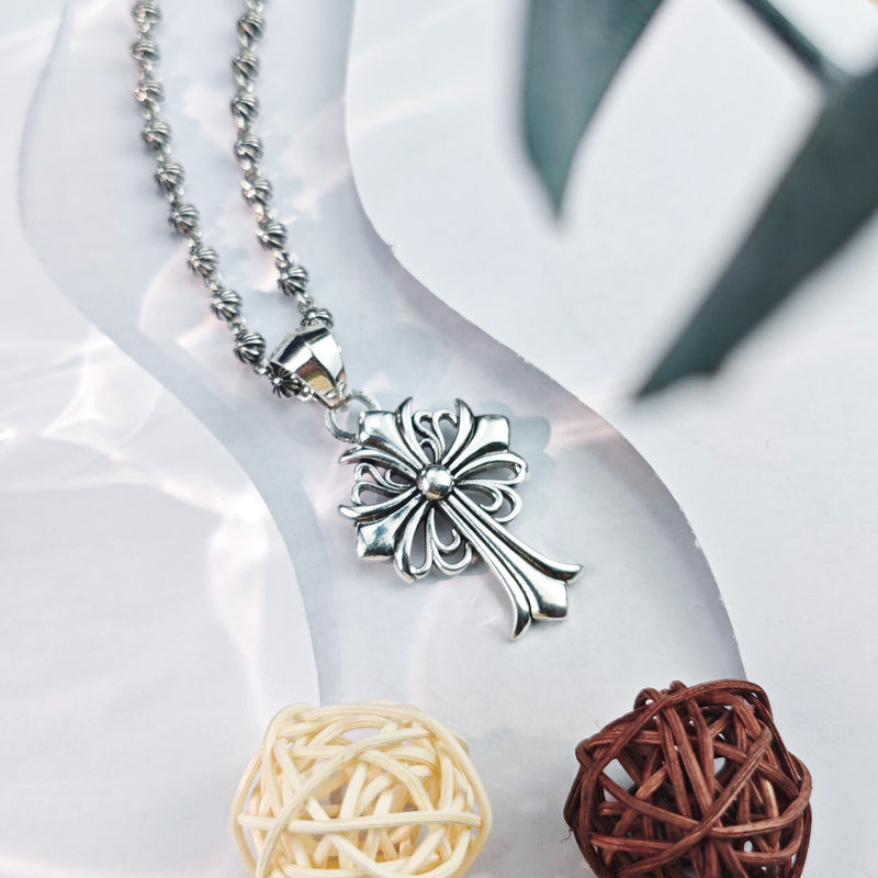 Chrome Heart Necklace Pendant Hip Hop