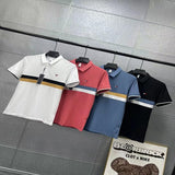 Tommy T Shirts Tommy Embroidered Men's Lapel Short Sleeve Polo Shirt Men's and Women's