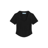 After Prom Shirt Summer Design Slim Fit Shirt Short Polo Top T-shirt