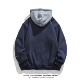 Men's Baseball Jacket Spring Hooded Baseball Uniform Men's Spring and Autumn Loose Versatile Casual Jacket Coat