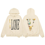 Vlone Hoodie Autumn and Winter Phantom Big V