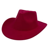Walter White Fedora Solid Color Curling Woolen Hat Retro Fedora Hat Casual
