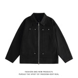 Unisex Baseball Jersey Black Denim Jacket