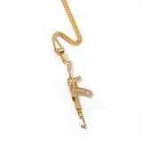 Jewelry Hip Hop Gun Bow Arrow Axe Pendant Armament