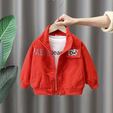 Boy Jacket Boy's Spring Coat Kids' Jacket Baby Western Style Baseball Top Trendy Handsome