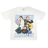 Rock Star T Shirt Chinese Singer Xu Wei Commemorative Edition Printed Loose Retro T-shirt