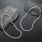 Zircon necklace Flower shaped zircon single row chain