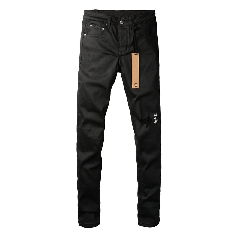 KSUBI Jeans Slim Fit Casual Stretch Ripped Jeans