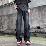 Unisex Jeans Vintage Heavy Work Old Washed Jeans