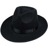 Walter White Hats Men's Women's Dress Hat Fedora Hat All-Match British Woolen Fall Winter Fashion Xu Wenqiang