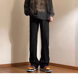 Unisex Jeans Retro Jeans Men's Spring and Autumn Straight Casual Pants