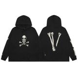 Vlone Hoodie Autumn and Winter Skull Big V Letter