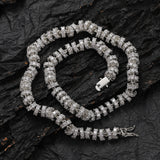 Zircon necklace circle tennis chain