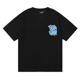 Trapstar T Shirts Trapstar Lighter Flame Print Casual Short Sleeve T-Shirt