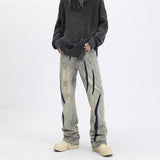 Unisex Jeans Zipper Jeans Vintage Summer Ripped Pants