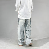 Unisex Jeans Vintage Jeans Washed and Old