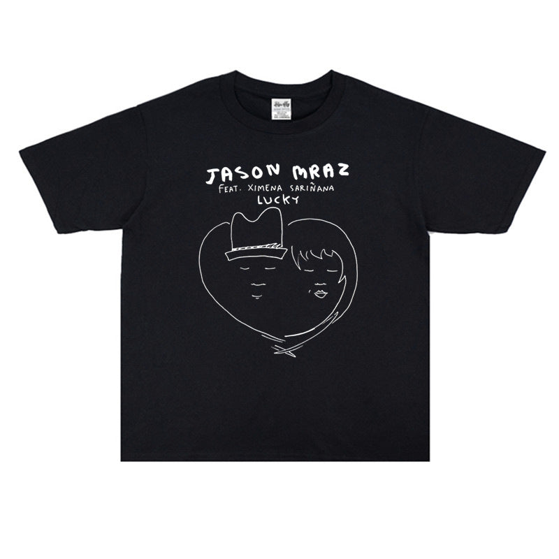 Rock Star T Shirt Jason Mraxt T-shirt Cotton Short Sleeve Loose Heavy round Neck