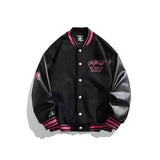 Unisex Baseball Jersey Embroidered Loose Stitched Casual Jacket