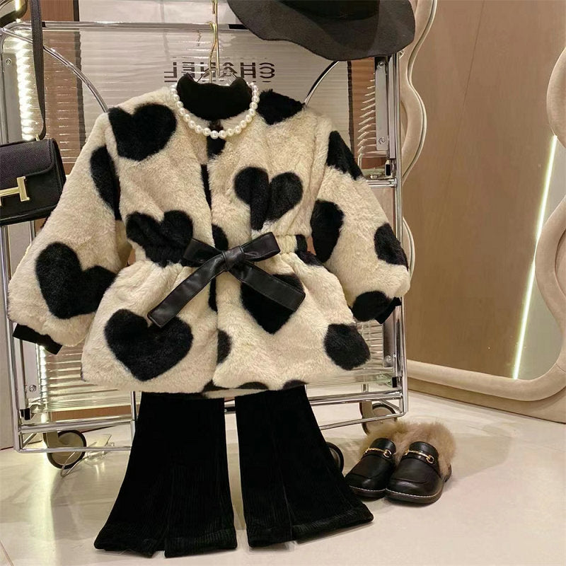 Girl Jacket Girls' Coat Cow Coat