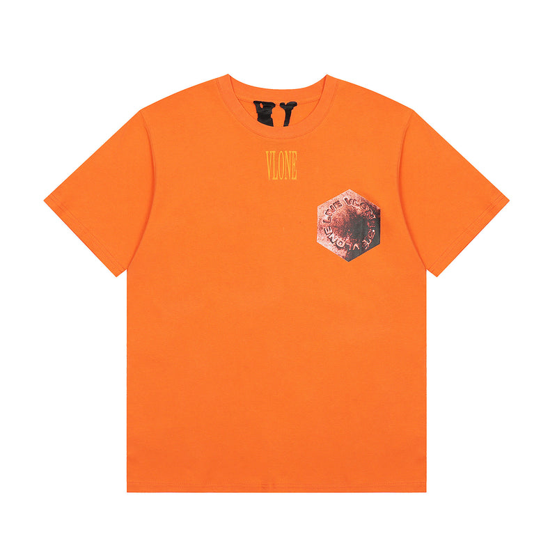 Vlone T Shirt Spring Summer Gear Pattern