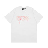 Vlone T Shirt Spring Summer Flower Crew Neck