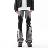 Unisex Jeans Old Washed Japanese Retro Casual