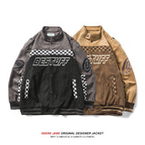 Men's Baseball Jacket Spring Baseball Uniform Men's Loose Vintage Motorcycle Clothing Jacket Jacket