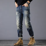 Unisex Jeans Vintage Loose Straight Pants