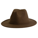 Walter White Fedora Jazz Top Hat Vintage Woolen Hat Embroidered Logo Felt Hat