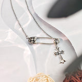 Chrome Heart Necklace Pendant Necklace Punk
